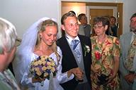 David's and Jennie's marriage, 7 Aug 1996