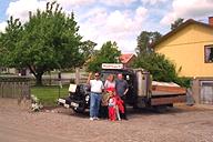 Wood gas truck in Munktorp, 10 June 1998.