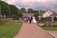 Johan, Christian, Elin and the Bridal Couple.