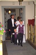 The Bridal Couple behind Johan and Christian.
