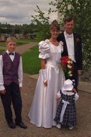 Christian, Ann-Sofie, Stefan and little Elin.